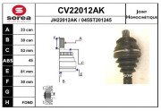 CV22012AK Sada kloubů, hnací hřídel EAI