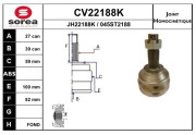 CV22188K Sada kloubů, hnací hřídel EAI