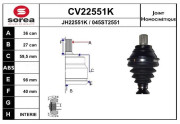 CV22551K Sada kloubů, hnací hřídel EAI