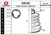 KR185 Sada měchů, hnací hřídel EAI