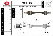 T29143 EAI hnací hriadeľ T29143 EAI