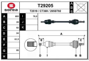 T29205 EAI hnací hriadeľ T29205 EAI