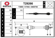 T29266 EAI hnací hriadeľ T29266 EAI