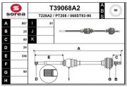 T39068A2 EAI hnací hriadeľ T39068A2 EAI