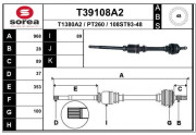 T39108A2 EAI hnací hriadeľ T39108A2 EAI