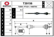T39156 EAI hnací hriadeľ T39156 EAI