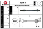 T39158 EAI hnací hriadeľ T39158 EAI