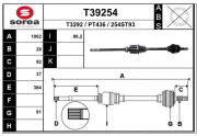 T39254 EAI hnací hriadeľ T39254 EAI