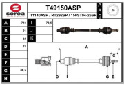 T49150ASP Hnací hřídel EAI