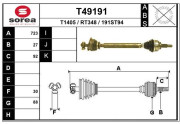 T49191 EAI hnací hriadeľ T49191 EAI
