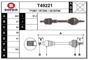 T49221 EAI hnací hriadeľ T49221 EAI