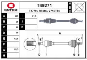 T49271 EAI hnací hriadeľ T49271 EAI
