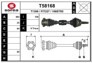 T58168 EAI hnací hriadeľ T58168 EAI