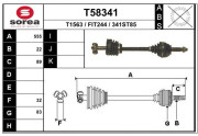 T58341 EAI hnací hriadeľ T58341 EAI