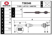 T58346 EAI hnací hriadeľ T58346 EAI