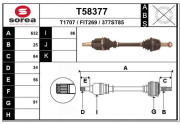 T58377 EAI hnací hriadeľ T58377 EAI