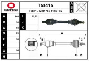 T58415 EAI hnací hriadeľ T58415 EAI
