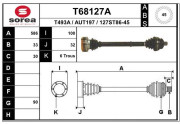 T68127A EAI hnací hriadeľ T68127A EAI