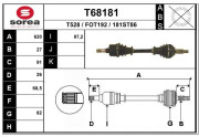 T68181 EAI hnací hriadeľ T68181 EAI