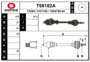 T68182A EAI hnací hriadeľ T68182A EAI