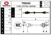 T68242 EAI hnací hriadeľ T68242 EAI