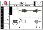 T68245 EAI hnací hriadeľ T68245 EAI