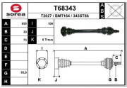 T68343 EAI hnací hriadeľ T68343 EAI