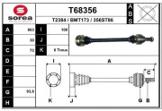 T68356 EAI hnací hriadeľ T68356 EAI