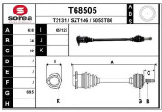 T68505 EAI hnací hriadeľ T68505 EAI