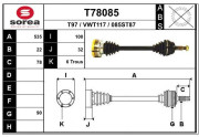 T78085 EAI hnací hriadeľ T78085 EAI