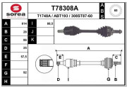 T78308A EAI hnací hriadeľ T78308A EAI