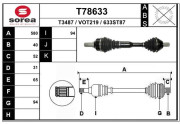 T78633 EAI hnací hriadeľ T78633 EAI
