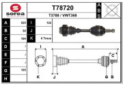 T78720 EAI hnací hriadeľ T78720 EAI
