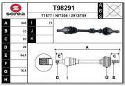 T98291 EAI hnací hriadeľ T98291 EAI