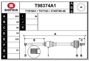 T98374A1 EAI hnací hriadeľ T98374A1 EAI