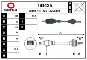 T98425 EAI hnací hriadeľ T98425 EAI
