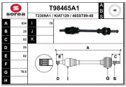 T98465A1 EAI hnací hriadeľ T98465A1 EAI