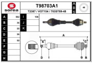 T98703A1 EAI hnací hriadeľ T98703A1 EAI