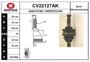 CV22127AK EAI sada kĺbov hnacieho hriadeľa CV22127AK EAI