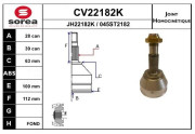 CV22182K EAI sada kĺbov hnacieho hriadeľa CV22182K EAI