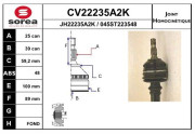 CV22235A2K EAI sada kĺbov hnacieho hriadeľa CV22235A2K EAI