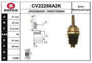 CV22266A2K EAI sada kĺbov hnacieho hriadeľa CV22266A2K EAI