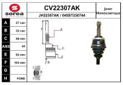 CV22307AK EAI sada kĺbov hnacieho hriadeľa CV22307AK EAI