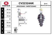 CV22324AK EAI sada kĺbov hnacieho hriadeľa CV22324AK EAI