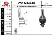 CV22424A2K Sada kloubů, hnací hřídel EAI