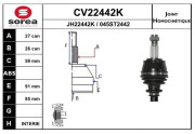 CV22442K Sada kloubů, hnací hřídel EAI