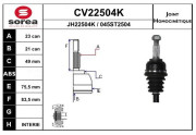 CV22504K EAI sada kĺbov hnacieho hriadeľa CV22504K EAI