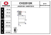 CV22512K Sada kloubů, hnací hřídel EAI