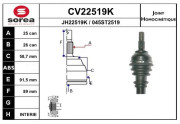 CV22519K EAI sada kĺbov hnacieho hriadeľa CV22519K EAI