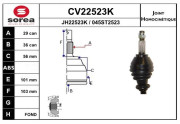 CV22523K EAI sada kĺbov hnacieho hriadeľa CV22523K EAI